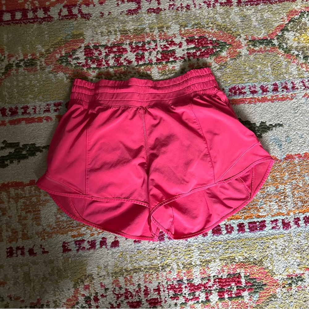 Glaze Pink Lululemon Hotty Hot Shorts High Rise